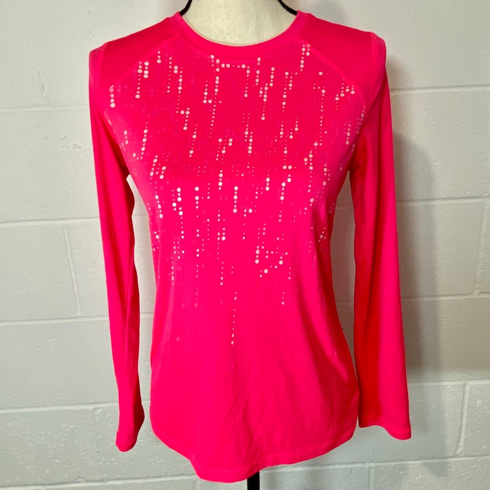 C9 Champion Hot Pink Long Sleeve Duo Dry Workout Shirt